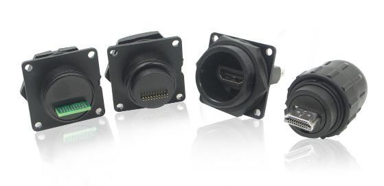 FEATURES & BENEFITS Sealed to IP67 & IP68 NEMA 250 (6P) (when panel connector is rear mounted and mated to the cable) Feed-thru termination on the panel for easy field installation Easy to assemble