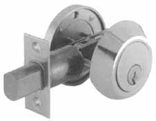 MACMURRAY PACIFIC Tel (415) 552-5500 deadbolts baldwin estates TRADITIONAL deadbolt - Low Profile For 2-1/8" Door Prep 1" 2-1/8" Turnpiece for 821 contemporary deadbolt For 2-1/8" Door Prep Turnpiece
