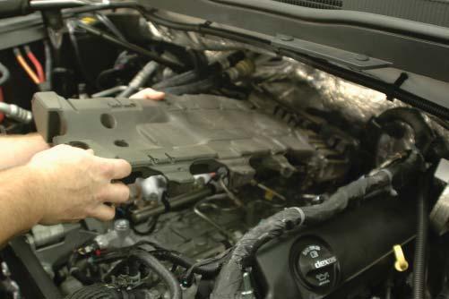 Pull the OEM intake manifold out of the vehicle and set aside.