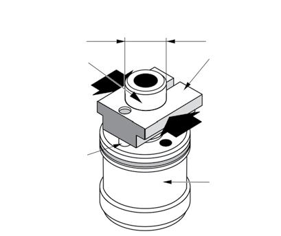 4.3 Disassembly of Valve Plug Stem The valve plug stem is screwed and pinned into the valve plug (15).