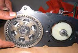 Install Gear Train assembly after installation of Motor assembly. 2.
