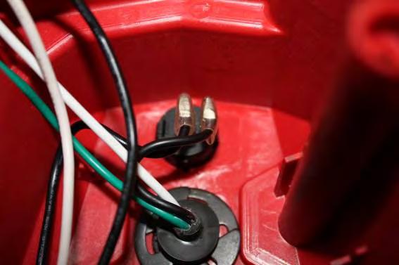 8. Use 2 Retaining Rings to lock Power Cord with the Plastic Housing in opposite direction. 9. Install Rocker Switch to Right Plastic Cover and connect corresponding lead Wires. 2.9.3 INSPECTION OF WIRING Visual Inspection.