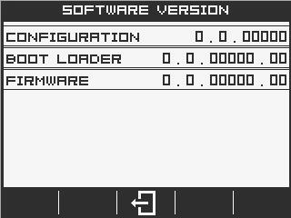 Software Version To display the software version information (useful for Enovation Controls personnel to