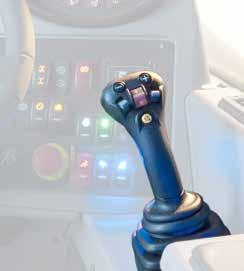Multi-functional joystick Perfect control positions on the joystick, everything is under