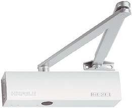 Overhead Position Door Closers Door closer TS 2000V GEZE Tested to EN 115 Tested to confirm with CE requirements Variable closing force due to offset installation (size EN2/EN /EN5) Closing speed