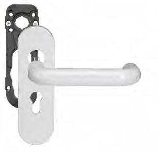 Tel: 08706 012012 Nylon Design System - Furniture 105 Normbau Lever Handles with Nylon Roses & Backplates General Description A comprehensive range of lever handles for mounting on separate nylon