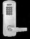 124 Access Control - Battery Powered Electronic Briton Access Control CO - 100 Series Technical Specifications Users 1-500 Verification Time Battery Life Operating Temp.