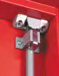M Push bar panic exit bolt with strike plate and fixings to suit metal doors SE; PB; SS; PS 376.
