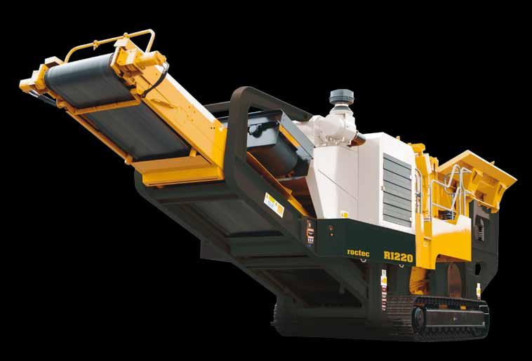 RI220 - Impact Crusher Key Features Excellent reduction ratio across a broad product spectrum Hydraulic legs for increased stability and servicing access Variable speed grizzly feeder for controlled