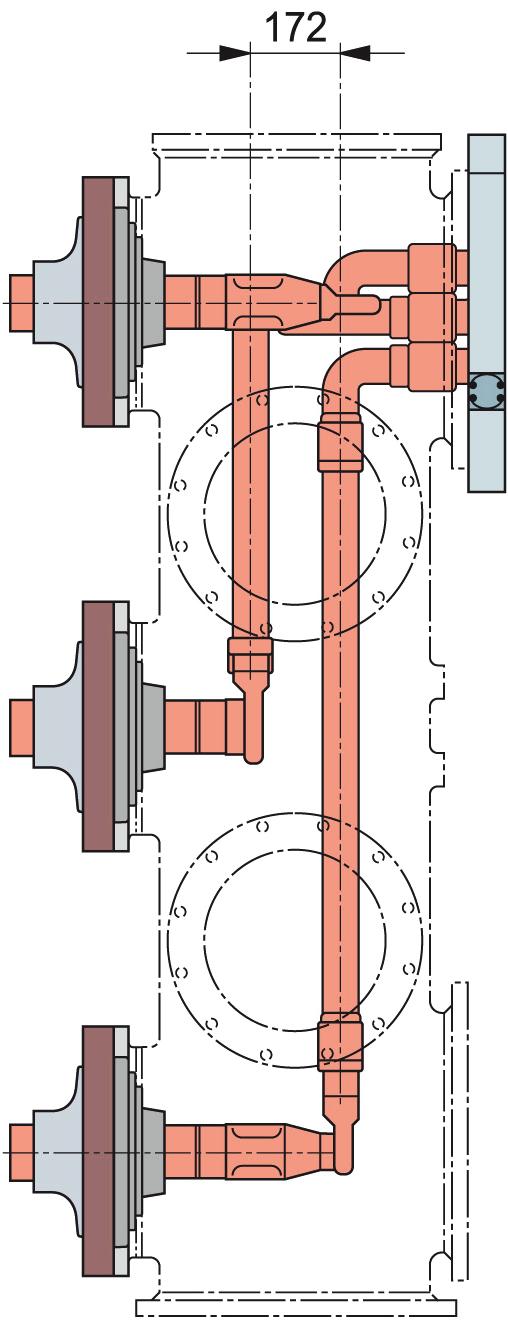 Fig. 8: Top view of contact arrangement Fig.