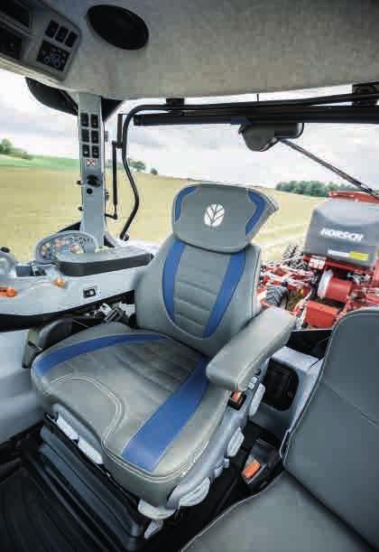 10 INDUSTRY LEADING SEATS The ultimate in farming comfort You need to be comfortable to farm productively. A key element is a comfortable seat.