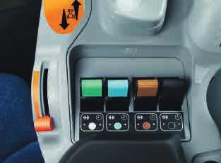 You can control which switches on the CommandGrip multifunction handle and on the Integrated Control Panel
