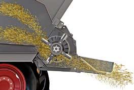 FASTER, HIGHER, MORE Clean grain is transported to 10 500 l. grain tank (12 000 l as an option).