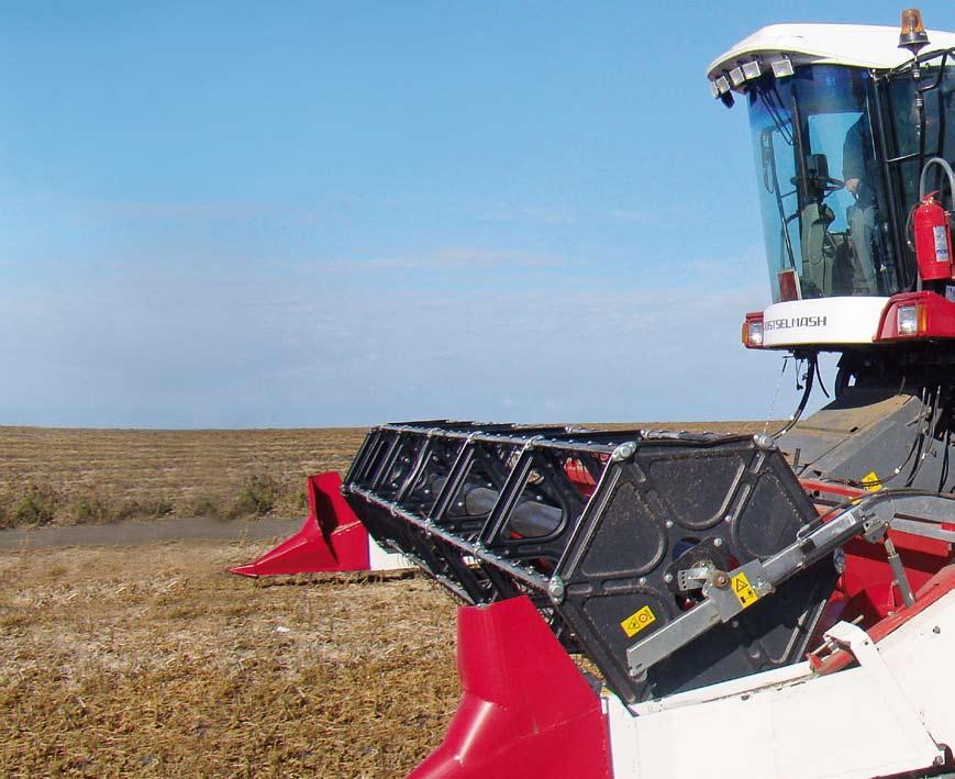 VECTOR 450 Track FOR THE MOST SEVERE CONDITIONS OF HARVESTING VECTOR 450 Track is a new grain harvester specially designed for harvesting under severe soil conditions.