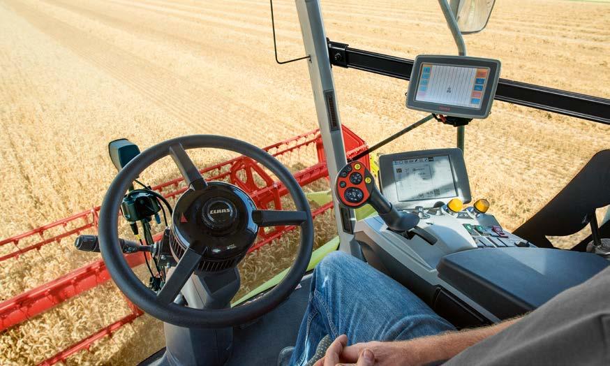 Choose from three automatic guidance systems. All the LEXION models can be equipped with three automatic guidance systems which can be selected as needed according to application.