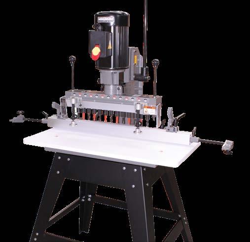 Radial Arm Drill Press (MI-76650) DRILL PRESS/ BORING MACHINES 1/2 HP, 110 V, 8 A Drilling Capacity: Chuck Size: Spindle Travel: 3 1/8 (80 mm) Spindle Distance to Table: 31 (790 mm) Spindle Distance