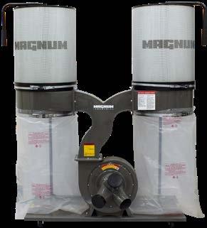 (152 mm) or 3 x 4 (102 mm) 2,300 CFM 12 (305 mm) 80-95 dba Filter Area: 80