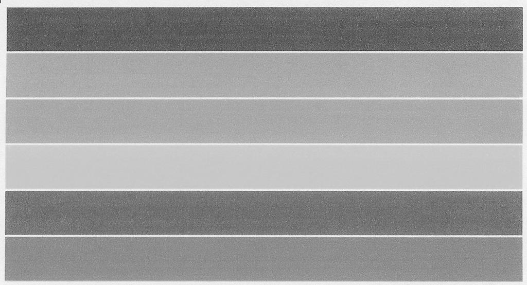 vzdrževanje hp officejet Tribarvna in kartuša za fotografije vstavljeni 4 V Self-Test Report (Poročilo o samopreizkusu) preverite, ali so v barvnih pasovih maroge ali bele črte.