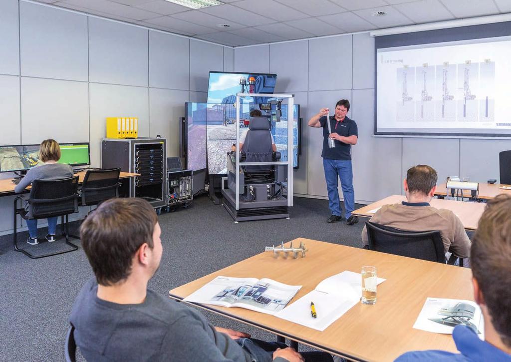 Liebherr Simulations LiSIM Series Comprehensive Training Solutions for your Operators Simulators are globally recognized as a highly effective training method offering numerous advantages.