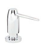 72 Diameter: 2" Stainless steel construction SOAP & LOTION DISPENSERS // MIRABELLE MIRSD1144CP Polished Chrome $57.