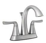 MIRABELLE & MONOGRAM BRASS LAVATORY FAUCET COLLECTIONS PROVINCETOWN SINGLE HANDLE LAVATORY FAUCET // PROVINCETOWN MIRWSCPR100CP Polished Chrome $200.00 MIRWSCPR100BN Brushed Nickel $260.