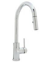 00 Overall Height: 16 7/16" Spout Height: 8 1/8" Spout Reach: 8 1/2" Spout Swivel: 360 Faucet Installation: 1 hole Flow Rate: 1.