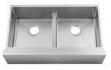 apron Features flat and decorative apron options Basket strainers and disposal flange/stopper sold separately, see page 10 Bottom Grid: MIRG2714 MIRUC3321ZA Stainless Steel $899.