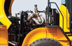 Tier 4 Final Power and Economy Hyundai HL900 series wheel loaders incorporate new engine technologies for Tier 4 Final compliance and include many new features that contribute to overall fuel and