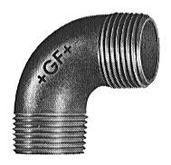 Malleable Iron Pipe Fittings 1 /8 262 484 1 /4 172 317 3 /8 194 382 1 /2 161 298 3 /4 217 397 Fig.