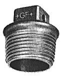 596 (ISO T11) Plug (Recessed) * Solid Mild Steel R G G a 1 /2 23 593 1090 3 /4 24 663 1214 1 28 708 1299 R a * 1 /8 8** 222 409 * 1 /4
