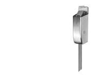 surface vertical rod 2170(F) The 2170(F) is a surface vertical rod exit device to be used on wide stile and flush doors up to 10' where one or two-point latching is desired.