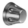 cylinders section If cylinder is ordered separately: specify 78- for concealed cylinder Available with B & C knobs only D Knob Machined from Stainless Steel Only available with