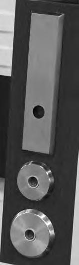 Contemporary Escutcheon Beveled edge 5/16" 2" (51mm) 7-7/8" (200mm)