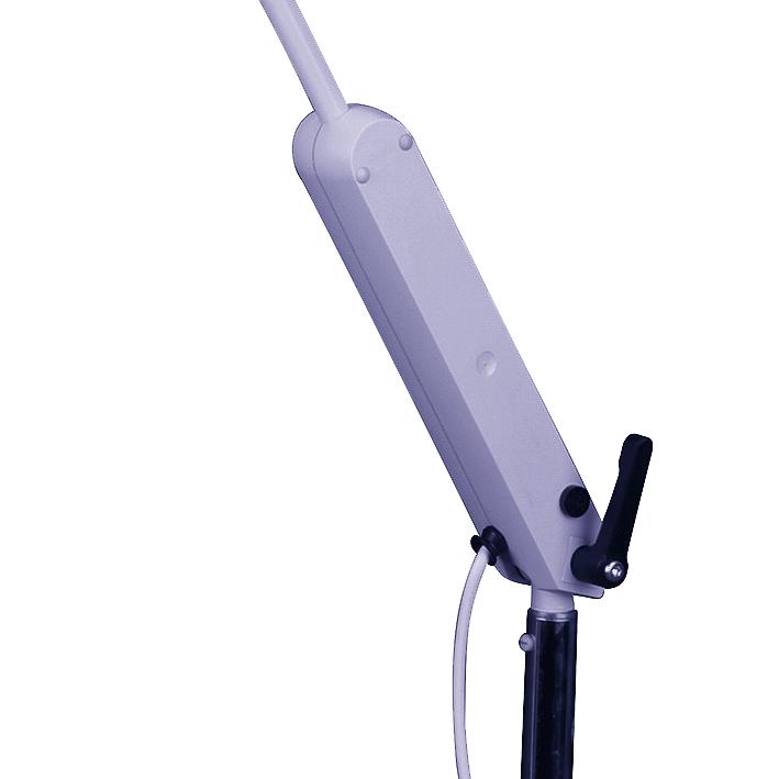 LAMPS SERIES 1 MOBILE LAMP WITH JOINT (RIGID) ARM Intensive care room 4 Colour of the lamp: Bulb details: Light intensity: Light field: RAL 9002 (white) 12 V / 50 W,10 appr. 46.