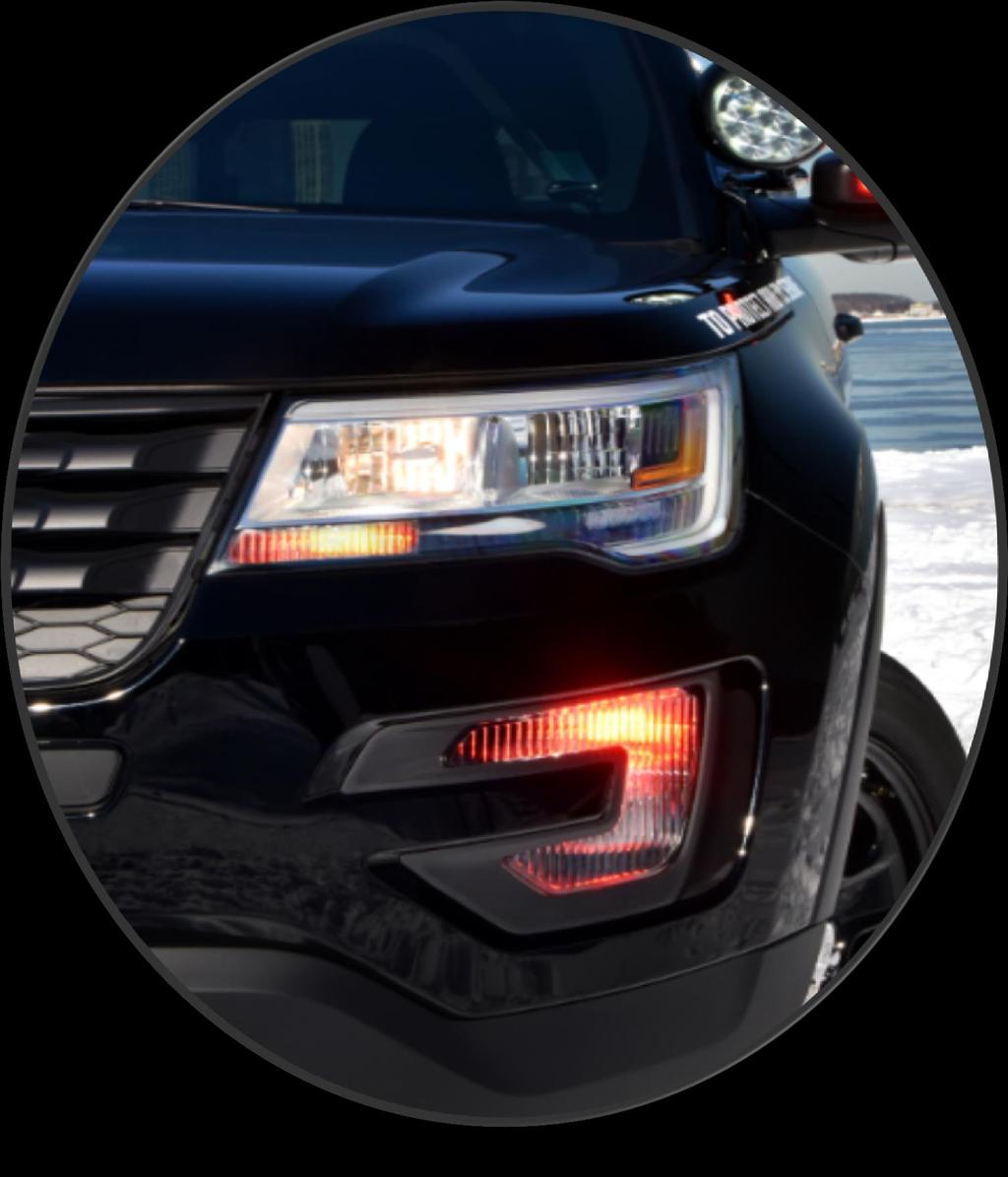 FORWARD WARNING AUX LIGHTS (Order Code - 21L) FRONT WARNING AUXILIARY LIGHT Front