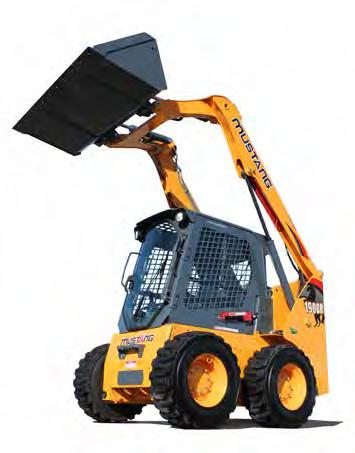 5" [1257 mm] LOW-PROFILE LIFT ARM A high-strength, low-profile design maximizes operator visibility to the