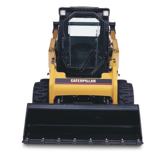 Visibility. Operating ease and productivity is enhanced on the Cat Skid Steer Loader with excellent visibility. The wide cab opening offers an exceptional view of the work tool.