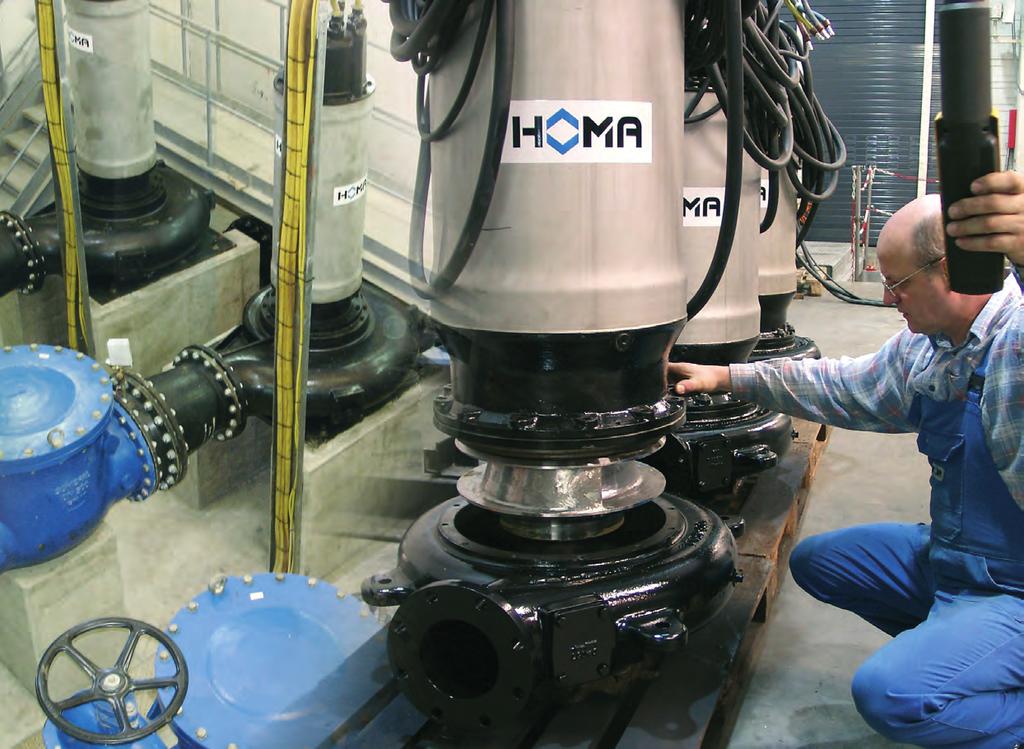 The reliability of fully automatic operation HOMA waste water pumping stations feature fully automatic control and monitoring.