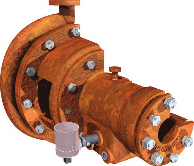 PUMP corrosion ASSEMBLY PUMP Repair Corrosion Corroded external components.