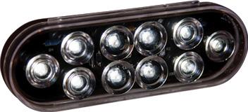 HD40040W 40 LED 4 ROUND BACK UP LIGHT 6 OVAL UTILITY LIGHT 4 LED HD60804WCSD DIMENSIONS: 4.