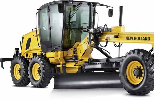 F140B The global strength of New Holland is in the technology, efficiency, and high quality of its machines.