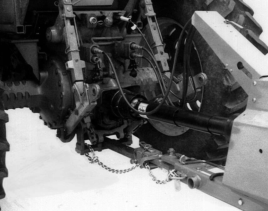 Chapter Transporting A GEHL Safety Chain, part number 42965, is available through your GEHL Dealer. is not equipped with the proper receptacle, see your tractor dealer for details.