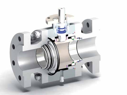 The JC trunnion mounted ball valves are suitable to stand the harsh service conditions often presented in the hydrocarbon industry and in the gas storage and transportation field.