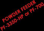 AP-2100 OR MP-2100 Powder Feeder; PF-3350-HP OR PF-700 Gas Regulator for Oxygen & LPG; GR-2100