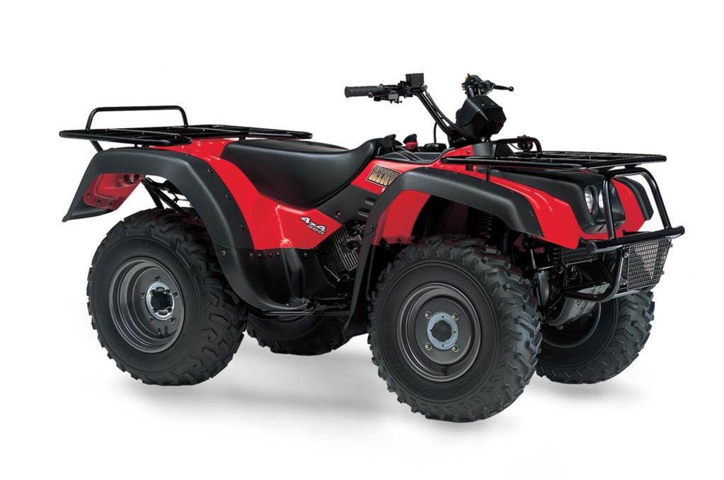 The KingQuad 300 has an impressive 280cc single cylinder four stroke engine which is coupled to a transmission that offers high range, low range and super low range and the convenience of three drive
