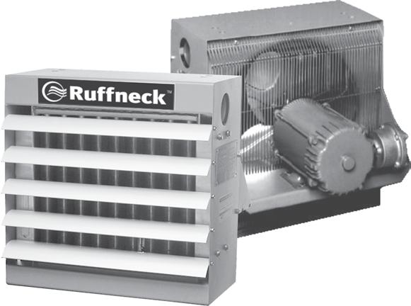 Unit Heater Ruffneck are extra heavy duty (including heavy gauge steel construction) to meet the most demanding service and long life requirements for rugged industrial applications.