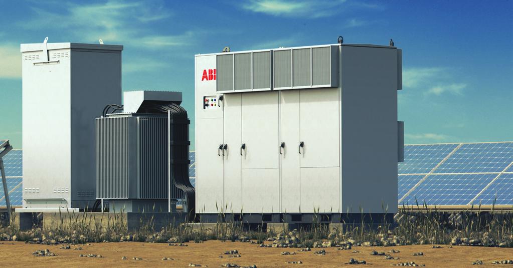 Maximum energy revenues Maximum energy revenues ABB central inverters have a high total efficiency.