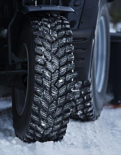 EFFICIENCY The first winter tyre for tractors, Nokian