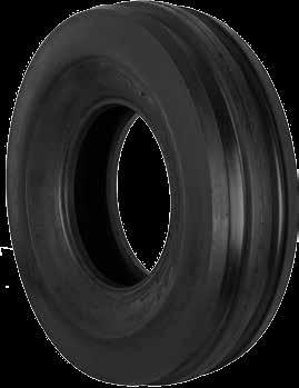 RUBBERMASTER QH621 TL Front tractor tires with great stability, high flotation and sideslip resistance. Specially formulated rubber resists puncture and tire erosion.