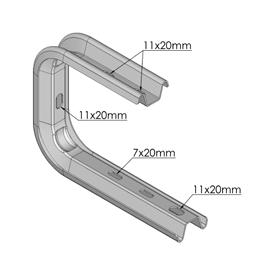 CABLE TRAY - ACCESSORIES KBSI/THB PG Single Hanger Bracket KBSI/THB Single Hanger Bracket Standard Finish: Pre-Galvanised Width A : Width B : Height C : Part Number: Suits Cable Tray Width: 147 182